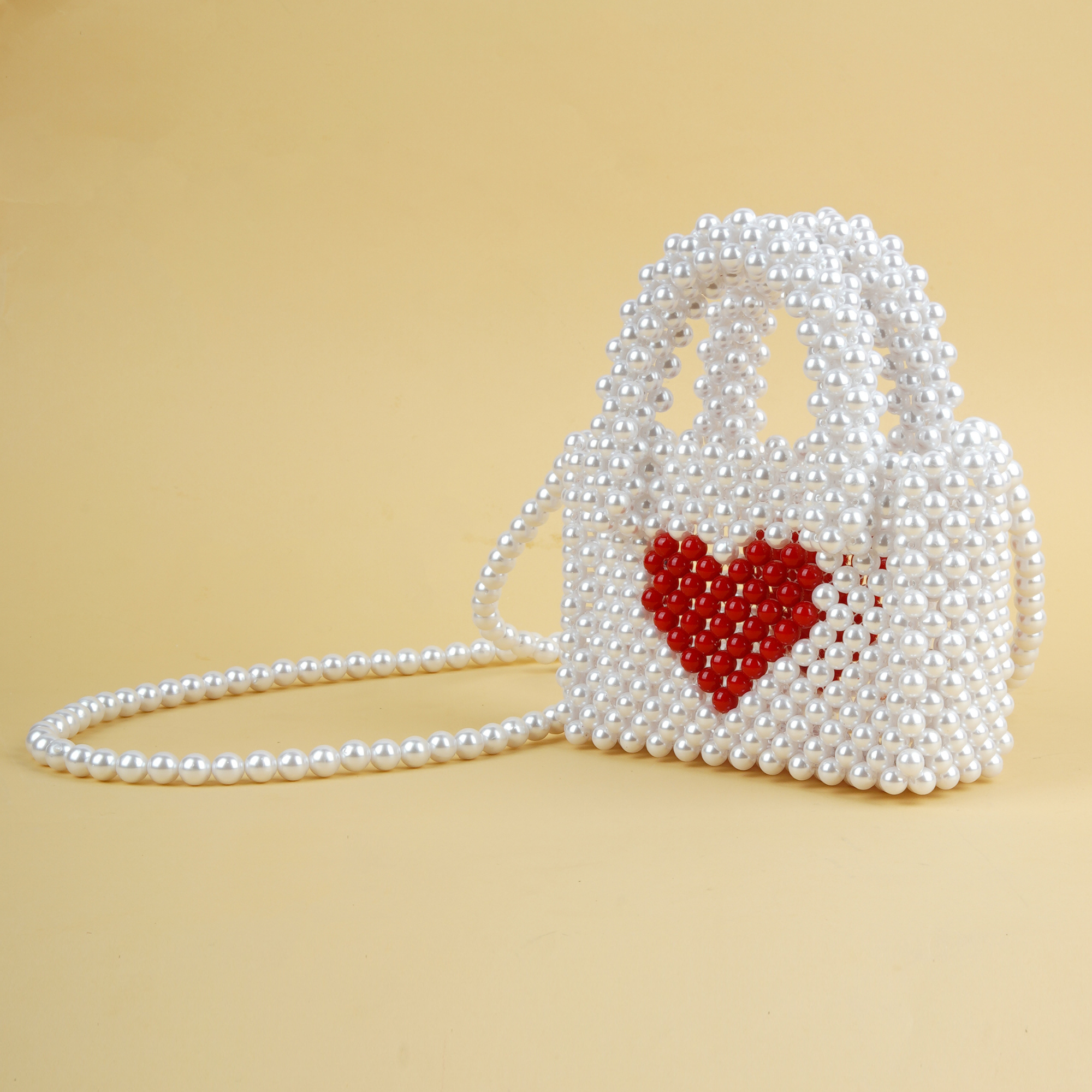 New Handmade Beaded Bag DIY Material Bag Women's Clutch Woven Creative  Handicraft Small Wallet | Lazada PH